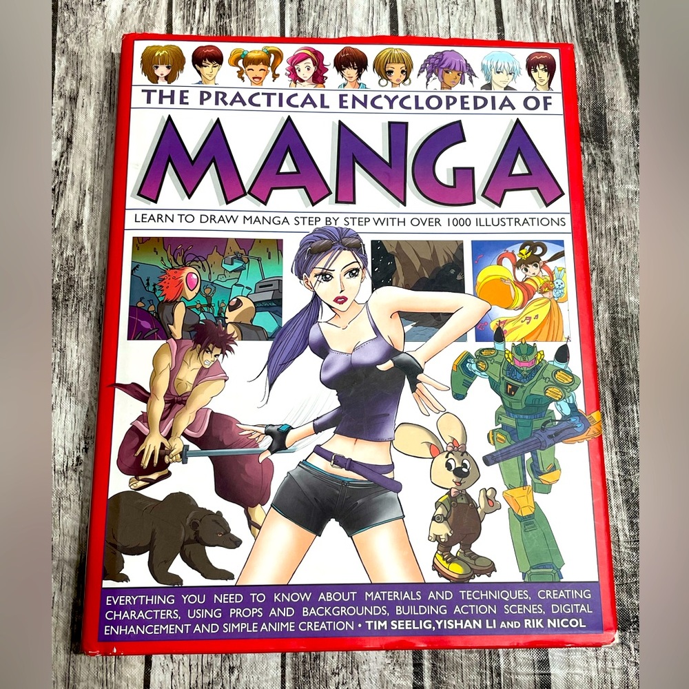 The Practical Encyclopedia of Manga How to Draw Manga book artist guide